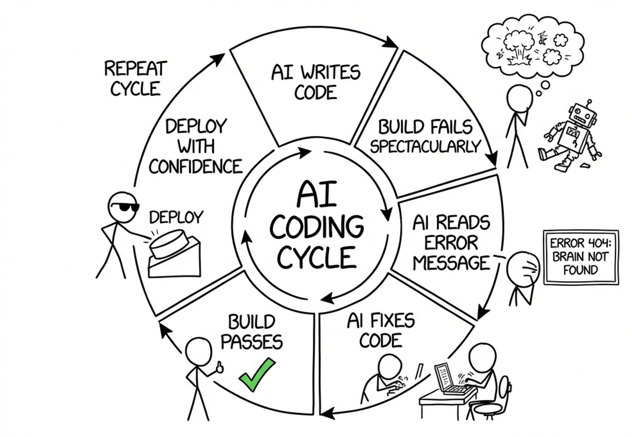 AI development is almost like selecting which washing machine cycle you want.
(Image credit, created using AI in the style of [xkcd](https://xkcd.com/))
